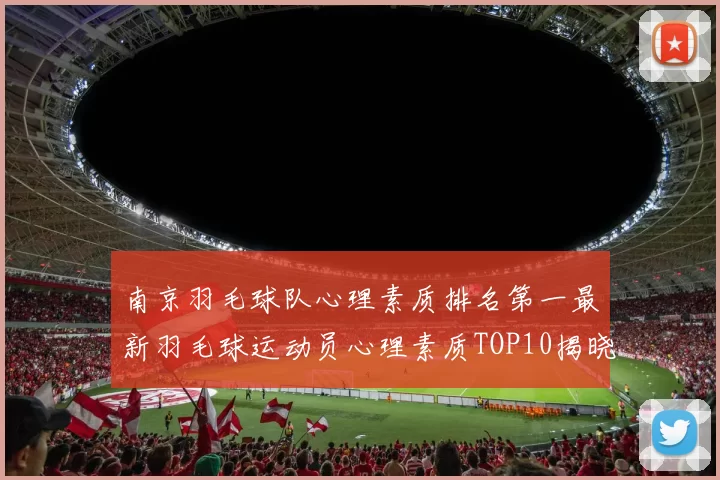 南京羽毛球队心理素质排名第一最新羽毛球运动员心理素质TOP10揭晓