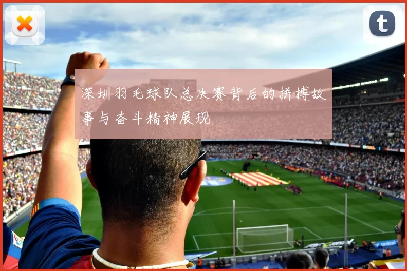 深圳羽毛球队总决赛背后的拼搏故事与奋斗精神展现