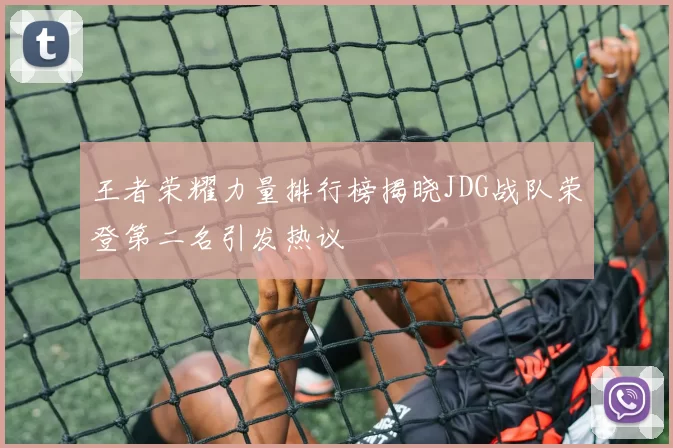 王者荣耀力量排行榜揭晓JDG战队荣登第二名引发热议