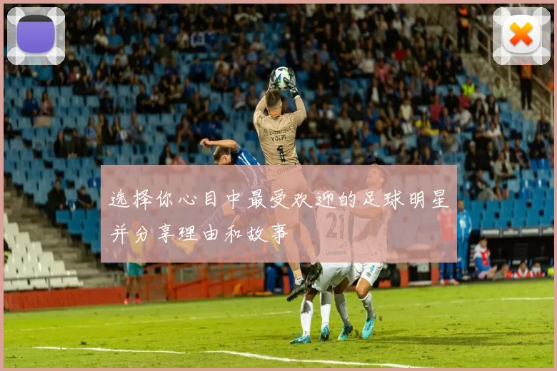 选择你心目中最受欢迎的足球明星并分享理由和故事